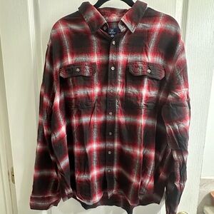 Men’s George Red and Black Checkered Shirt